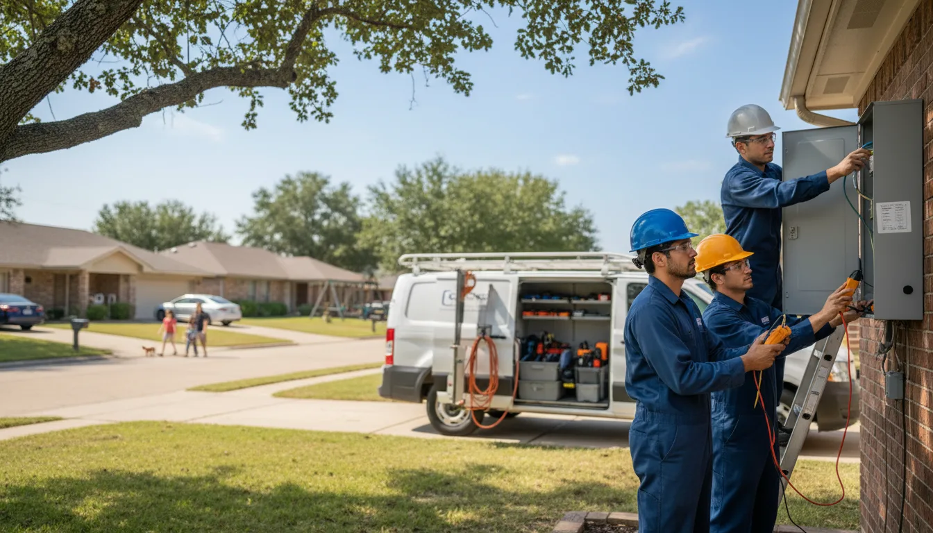 Certified electrician providing emergency electrical services in Tibbie, AL